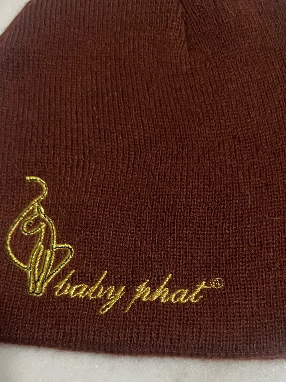 Vintage Baby Phat Y2K Knit Women’s Beanies Pink Brown Set Of 2